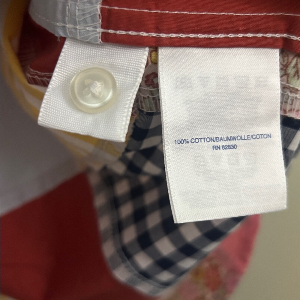 Lands' End Patchwork Cotton Top - image 3